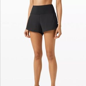 NWT black Speed Up High-Rise short 4” in tall
